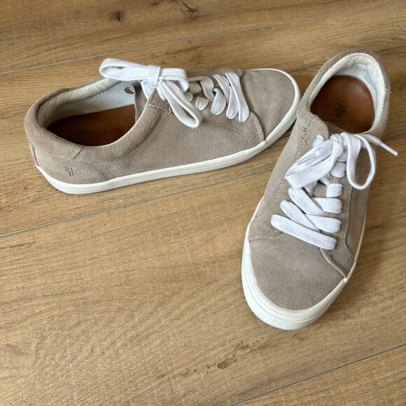 Frye Sneakers - Tan Suede, Size 7 - Picture 2 of 4